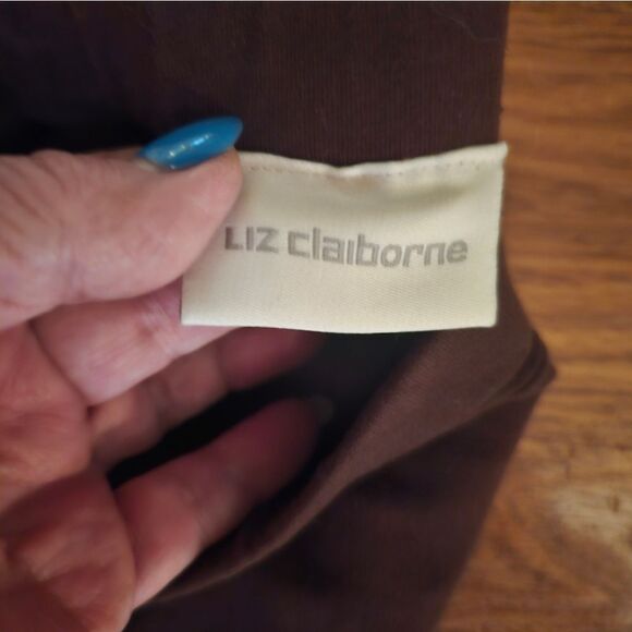 VINTAGE LIZ CLAIBORNE BOOT CUT KNIT PANTS - Picture 4 of 7